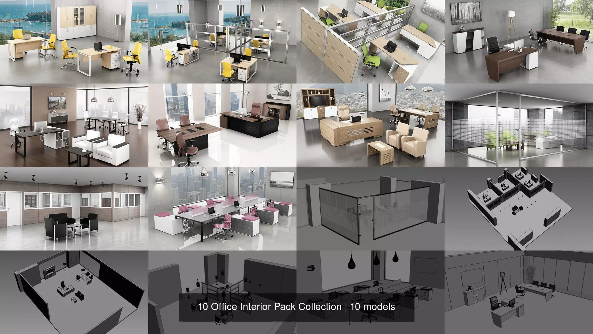 10 Office Interior Pack Collection _1