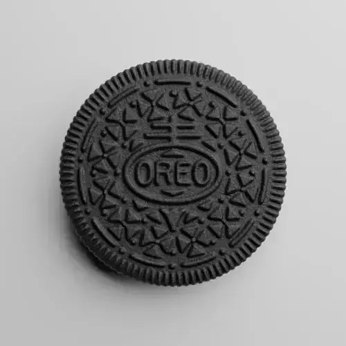 Oreo Model cookie mockup