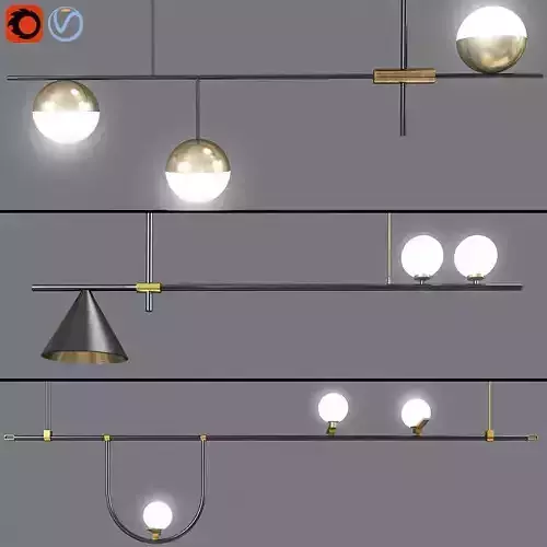 Ceiling Light Set 02