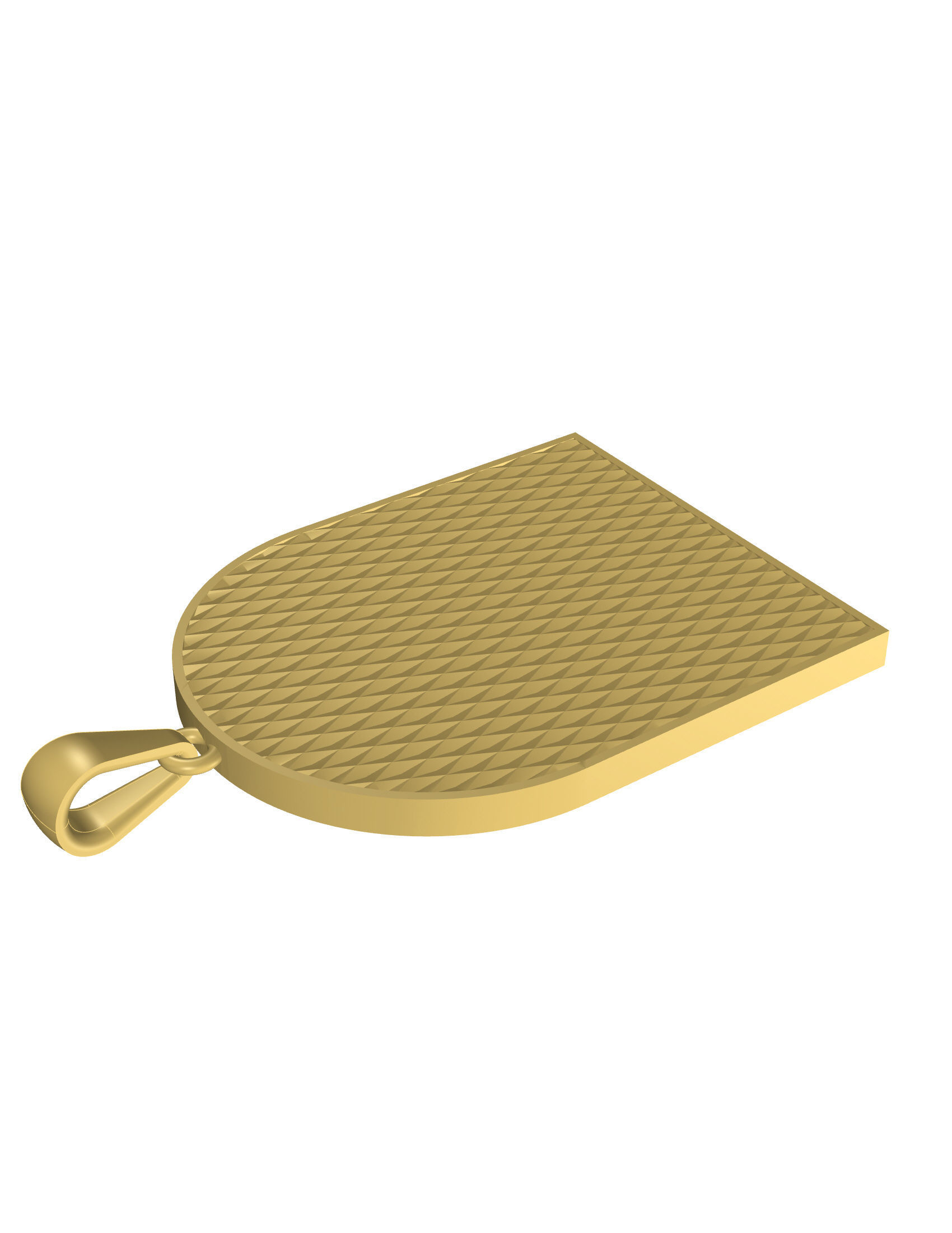 Pendant Mary with Baby Jesus 3D print model_7