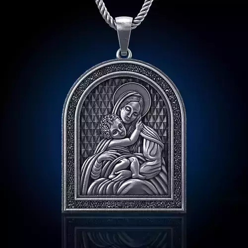 Pendant Mary with Baby Jesus 