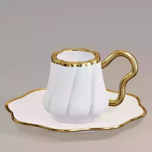 Turkish Porcelain Coffee Cup