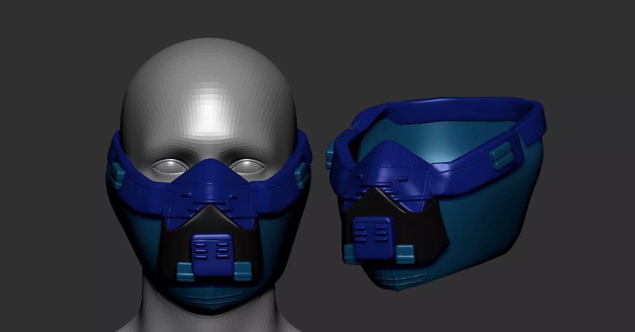helmet high poly sculpt 3d printable 3D model