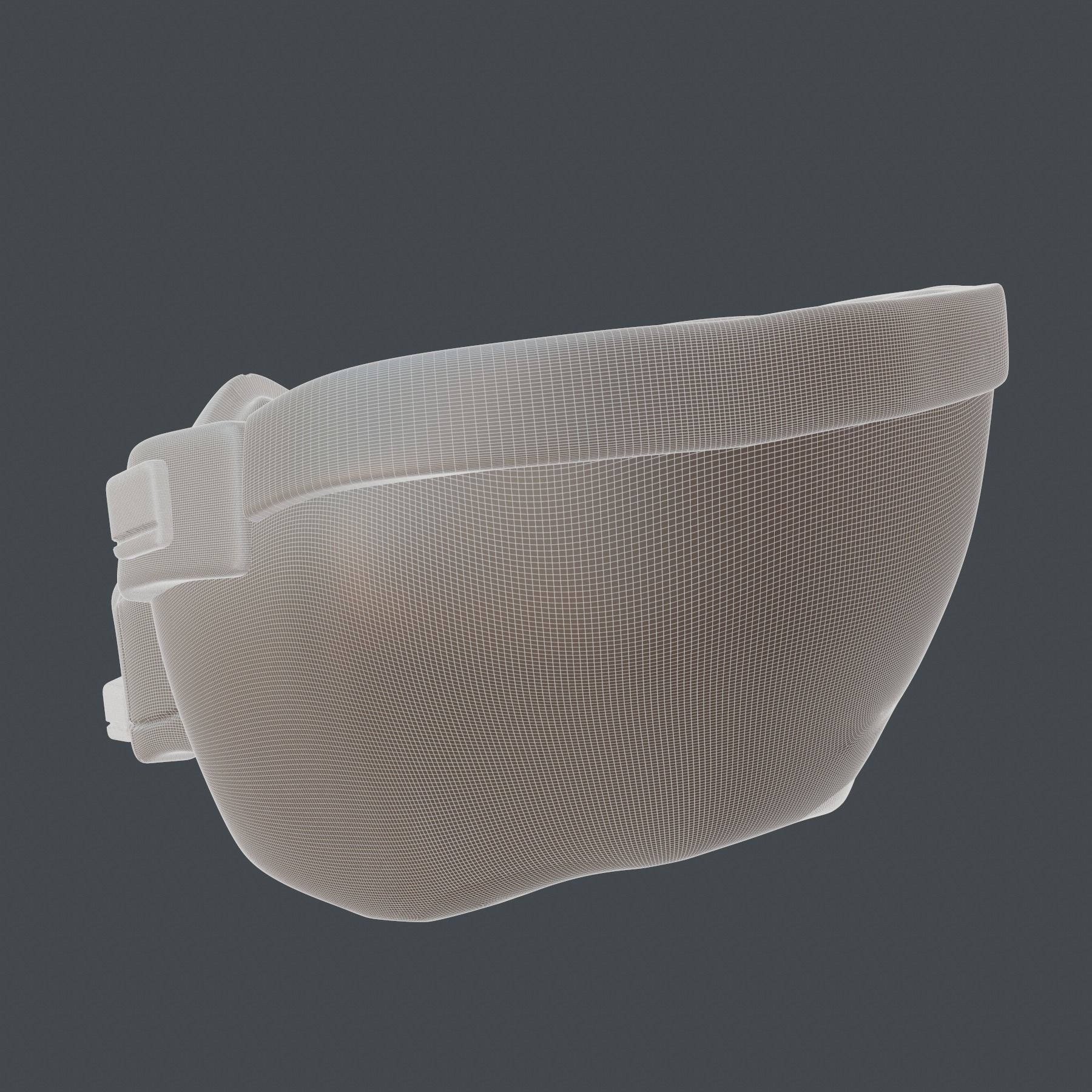 helmet high poly sculpt 3d printable 3D model_5
