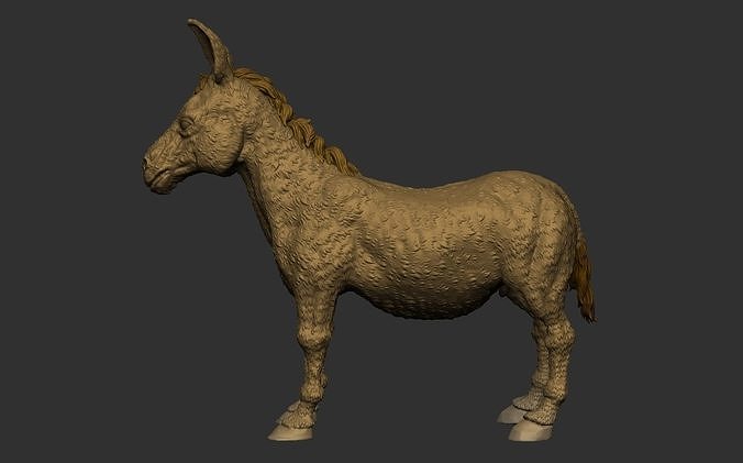 Donkey 3d print 3D print model