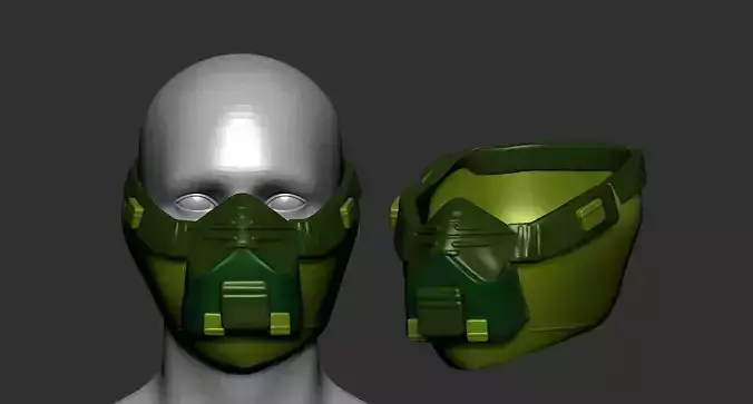 helmet high poly sculpt 3d printable  3D model