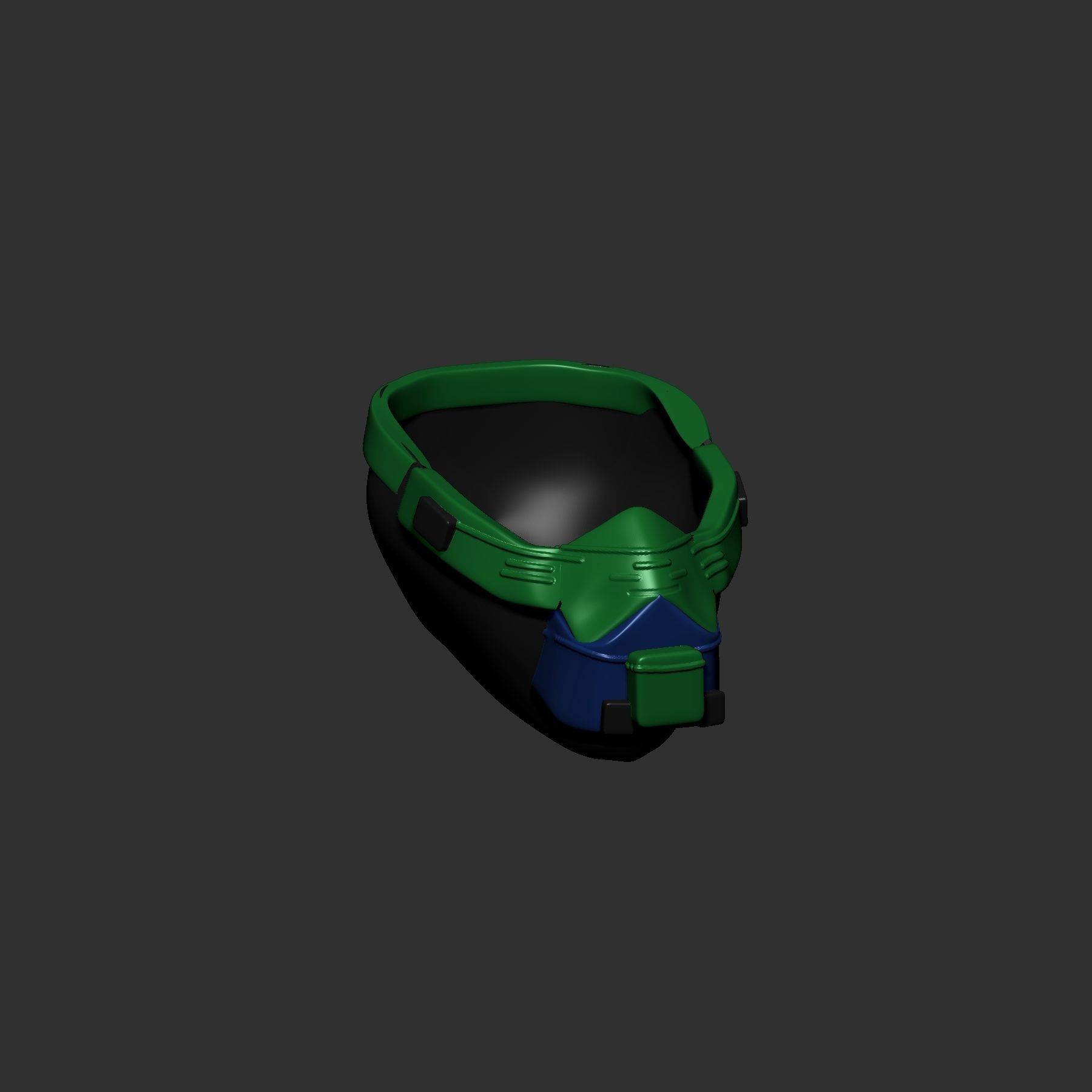 helmet high poly sculpt 3d printable 3D model_5