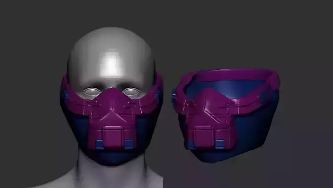 helmet high poly sculpt 3d printable  3D model