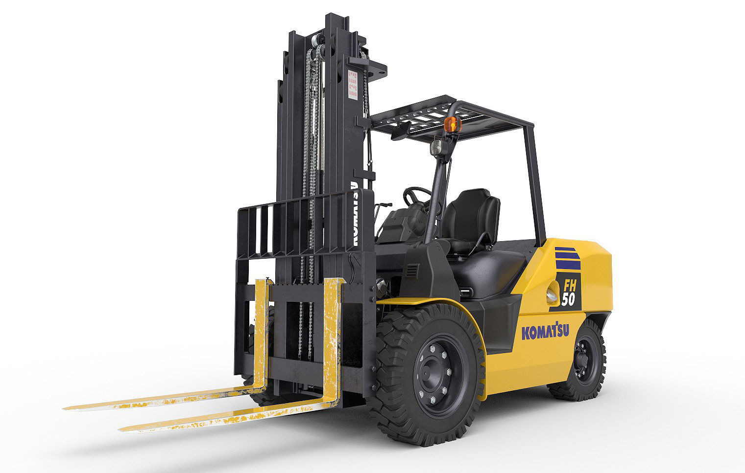 Forklift  3D model_8