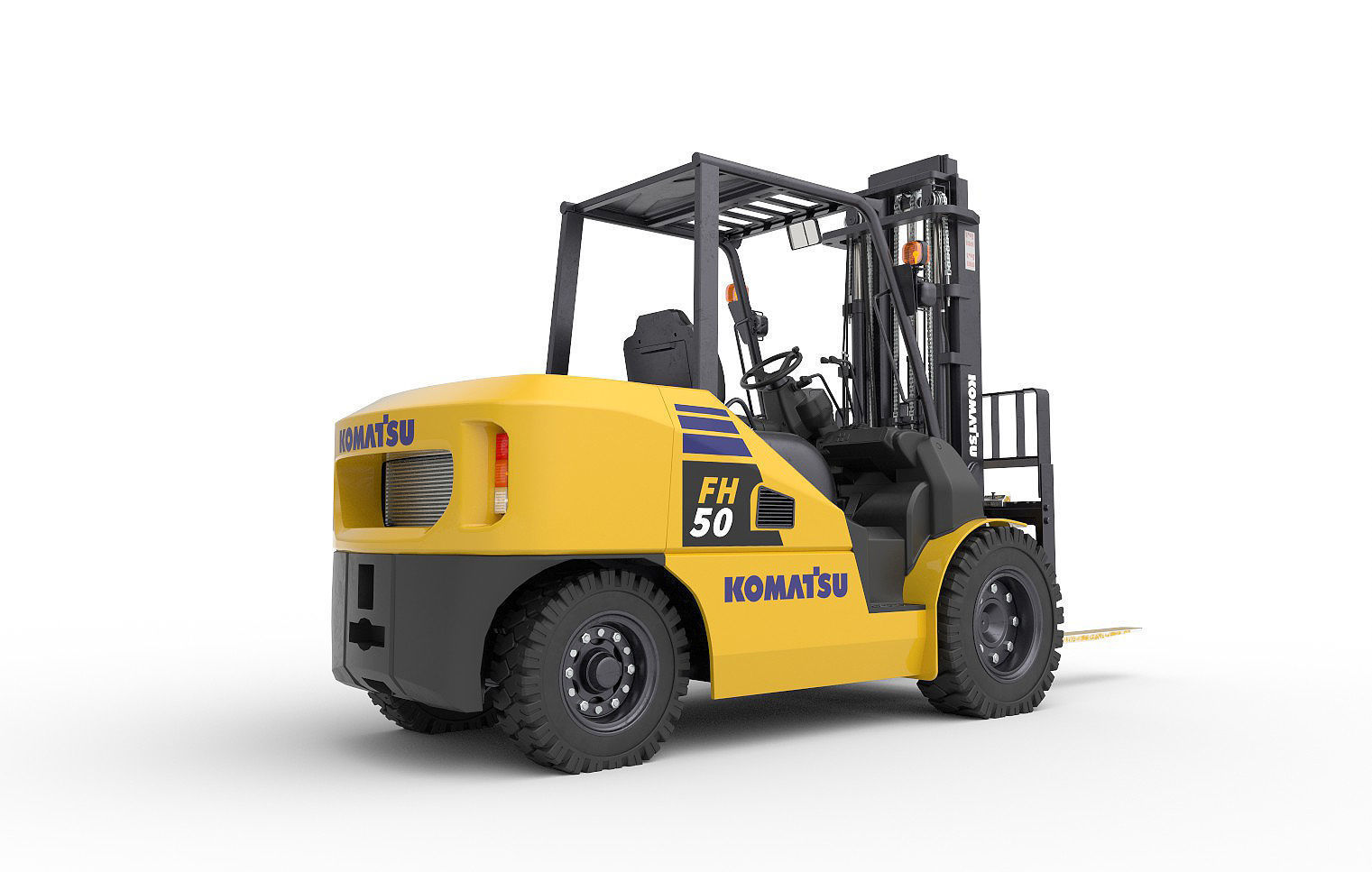 Forklift  3D model_2