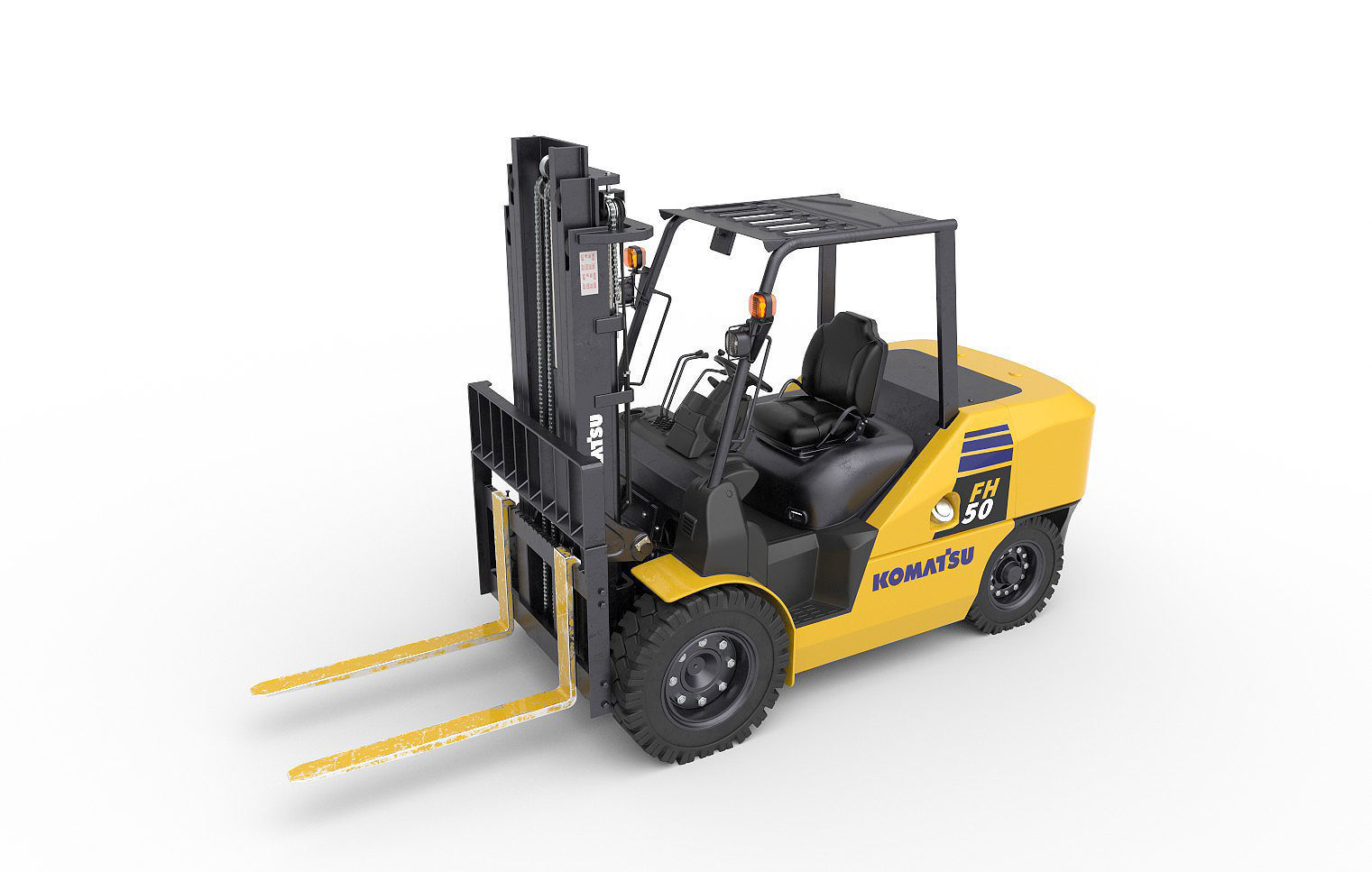 Forklift  3D model_5