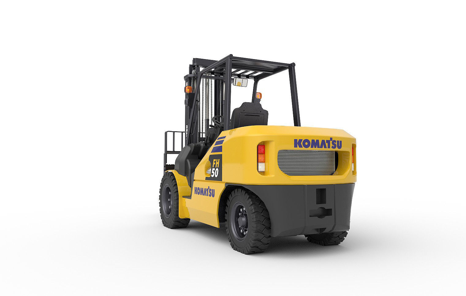 Forklift  3D model_3