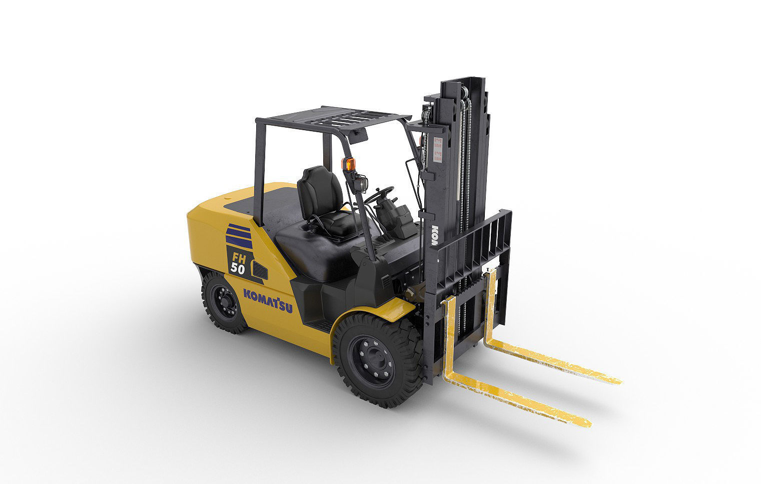 Forklift  3D model_6