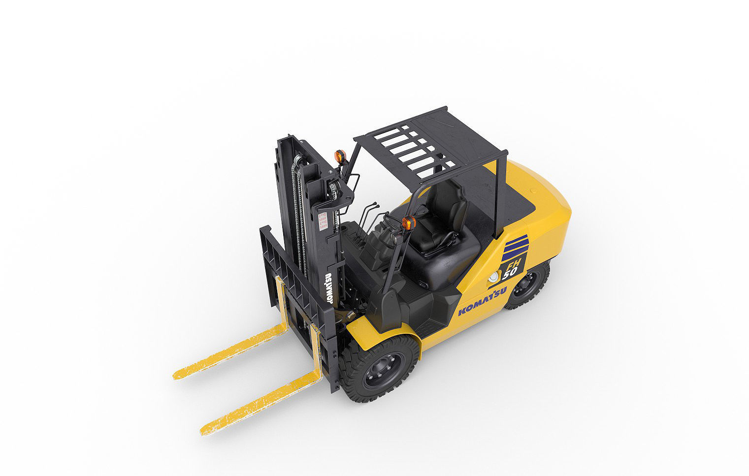 Forklift  3D model_9