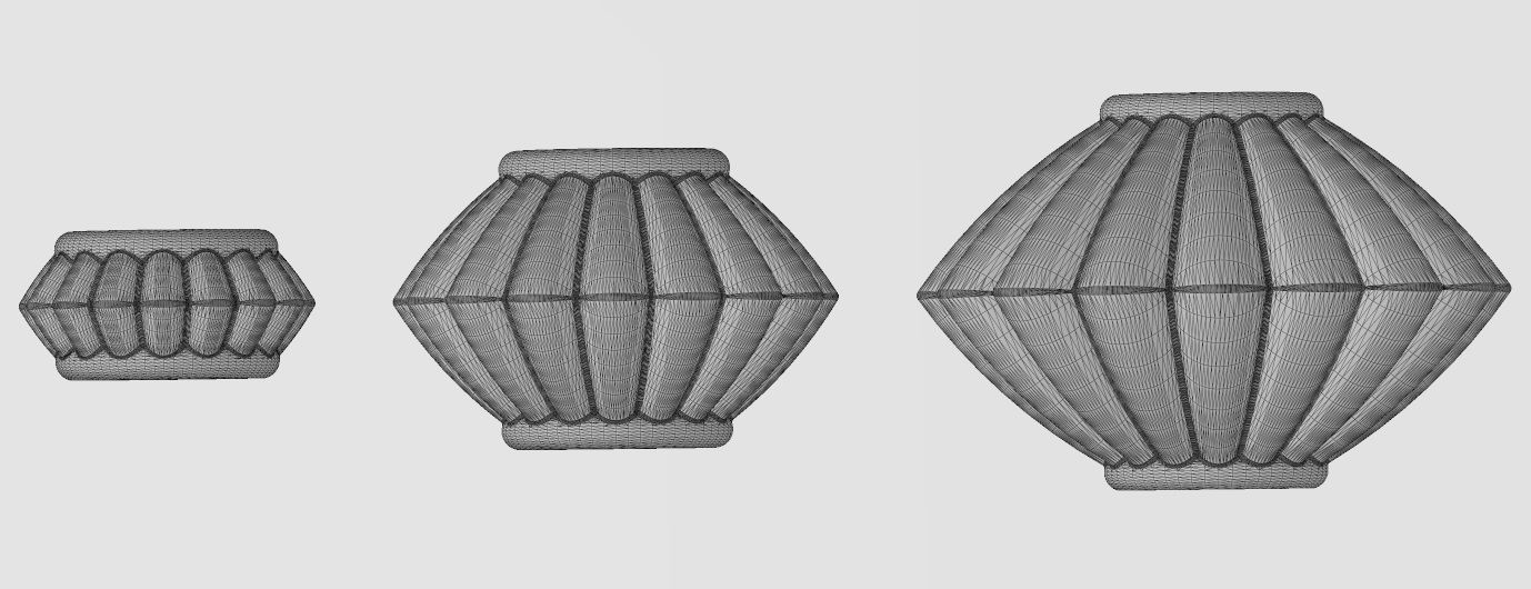 Corrugated Saucer Beads and Charms 3D print model_12