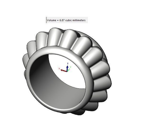 Corrugated Saucer Beads and Charms 3D print model_8
