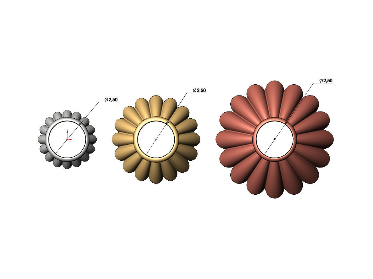 Corrugated Saucer Beads and Charms 3D print model_5