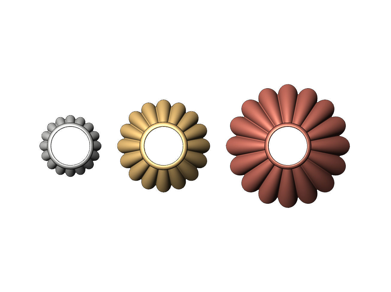 Corrugated Saucer Beads and Charms 3D print model_3