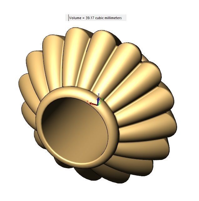 Corrugated Saucer Beads and Charms 3D print model_9