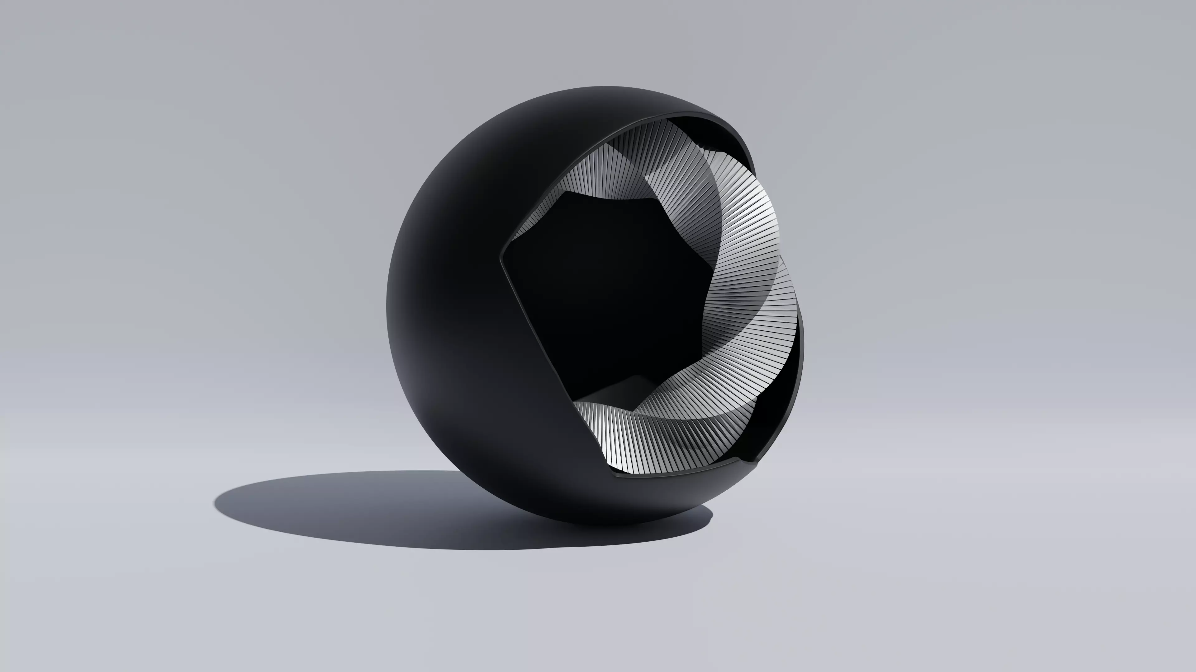 Background ball Free low-poly 3D model_0
