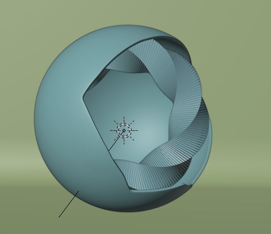 Background ball Free low-poly 3D model_2