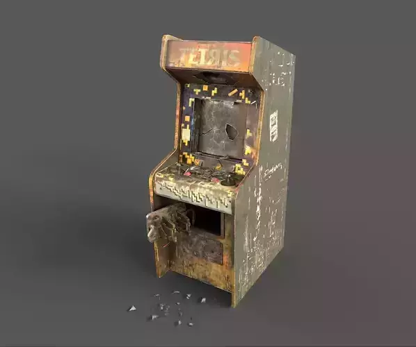 Abandoned Arcade Machine 3D model