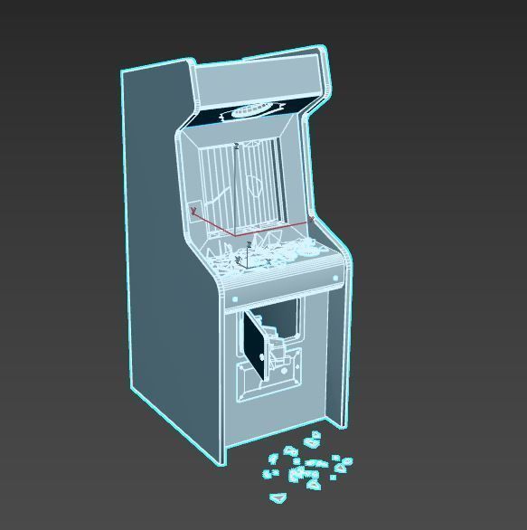 Abandoned Arcade Machine 3D model_19