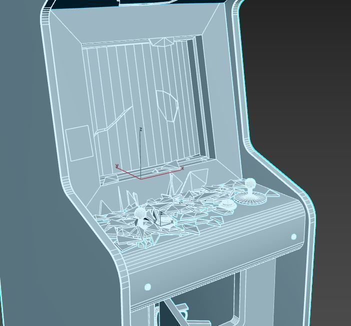 Abandoned Arcade Machine 3D model_17