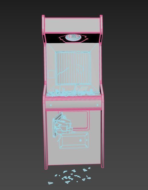 Abandoned Arcade Machine 3D model_18
