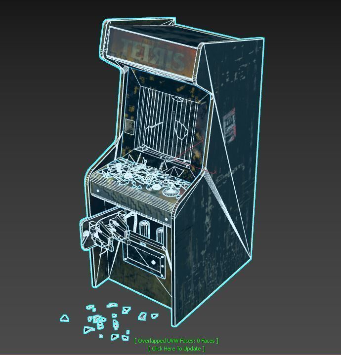 Abandoned Arcade Machine 3D model_20