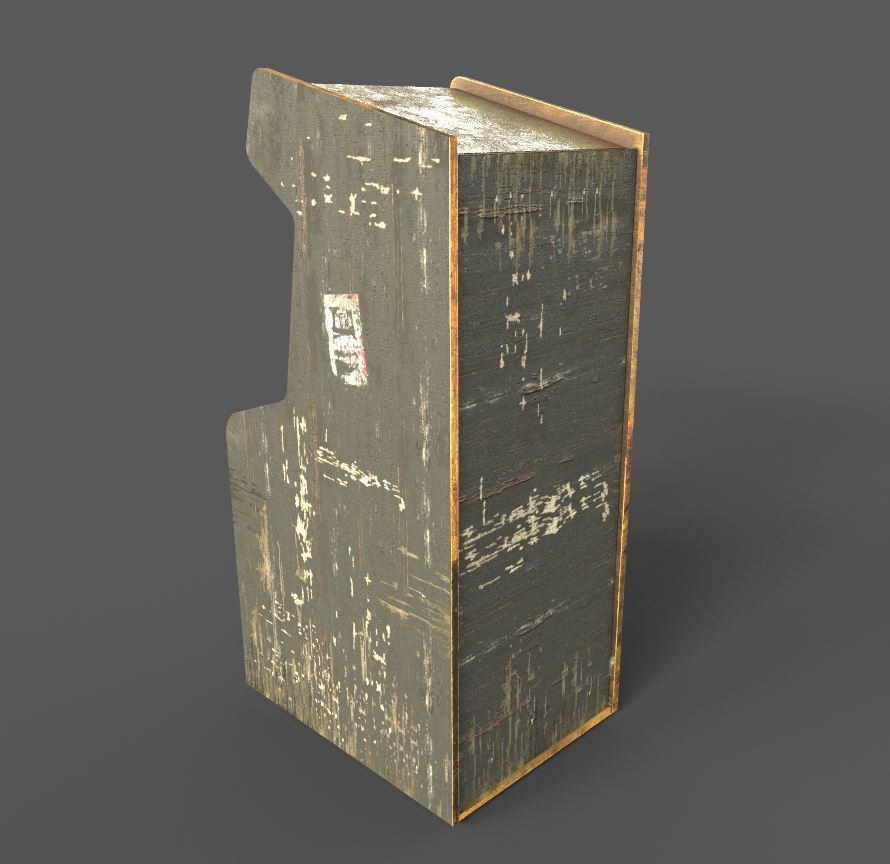 Abandoned Arcade Machine 3D model_11