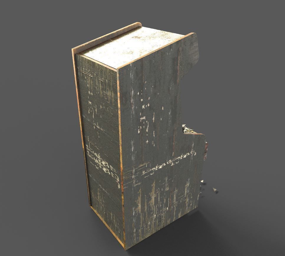 Abandoned Arcade Machine 3D model_12