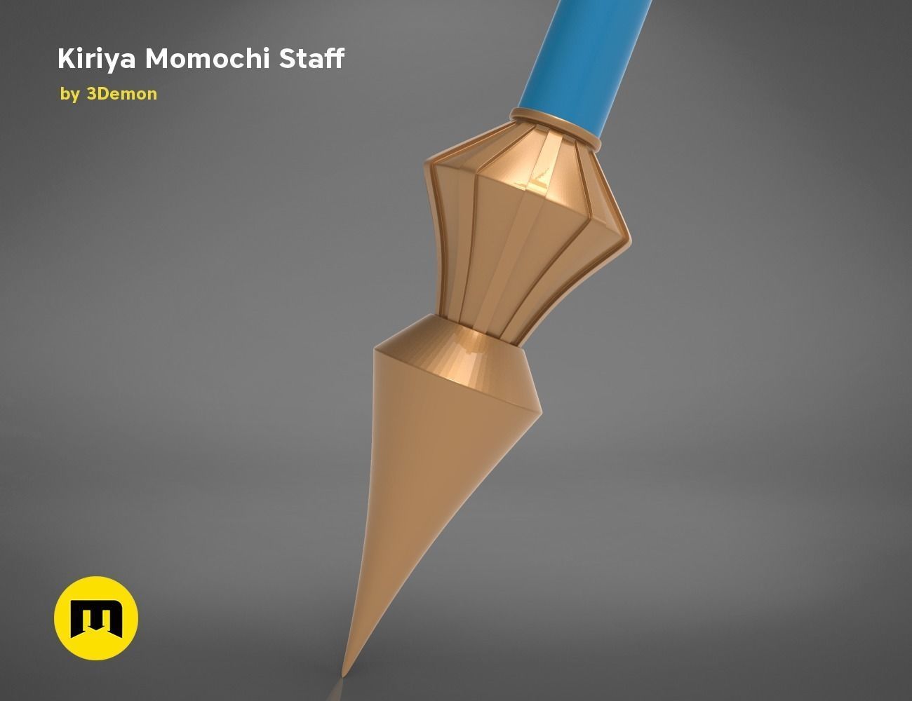 KIRIYA STAFF-Princess Connect 3D PRINT MODEL 3D print model_3