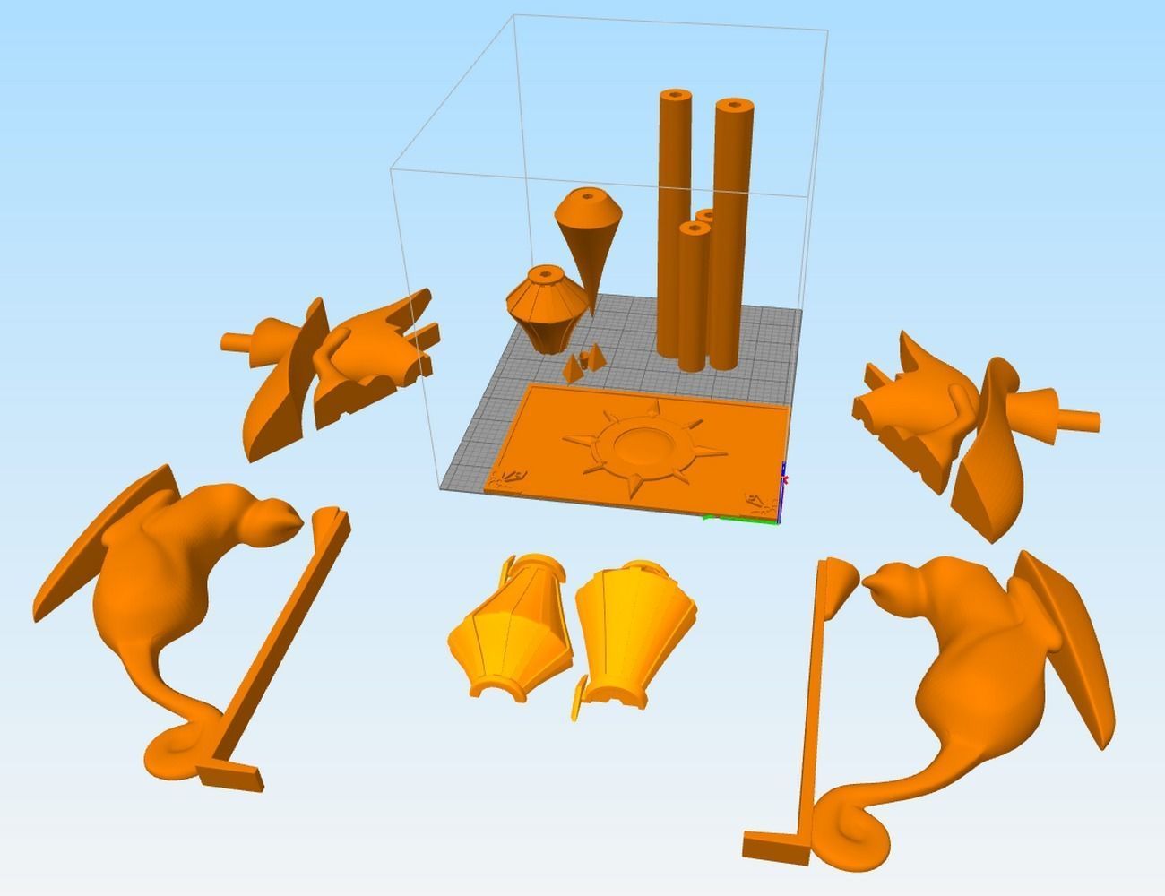 KIRIYA STAFF-Princess Connect 3D PRINT MODEL 3D print model_6