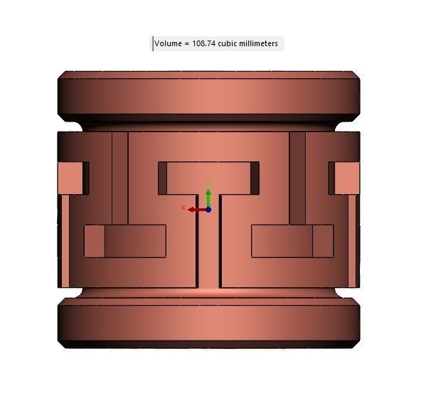 Greek key Tube Beads and Charms  3D print model_14