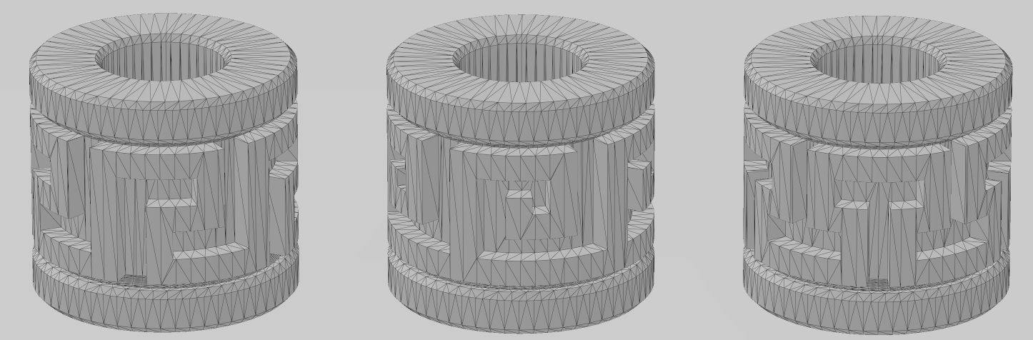 Greek key Tube Beads and Charms  3D print model_15