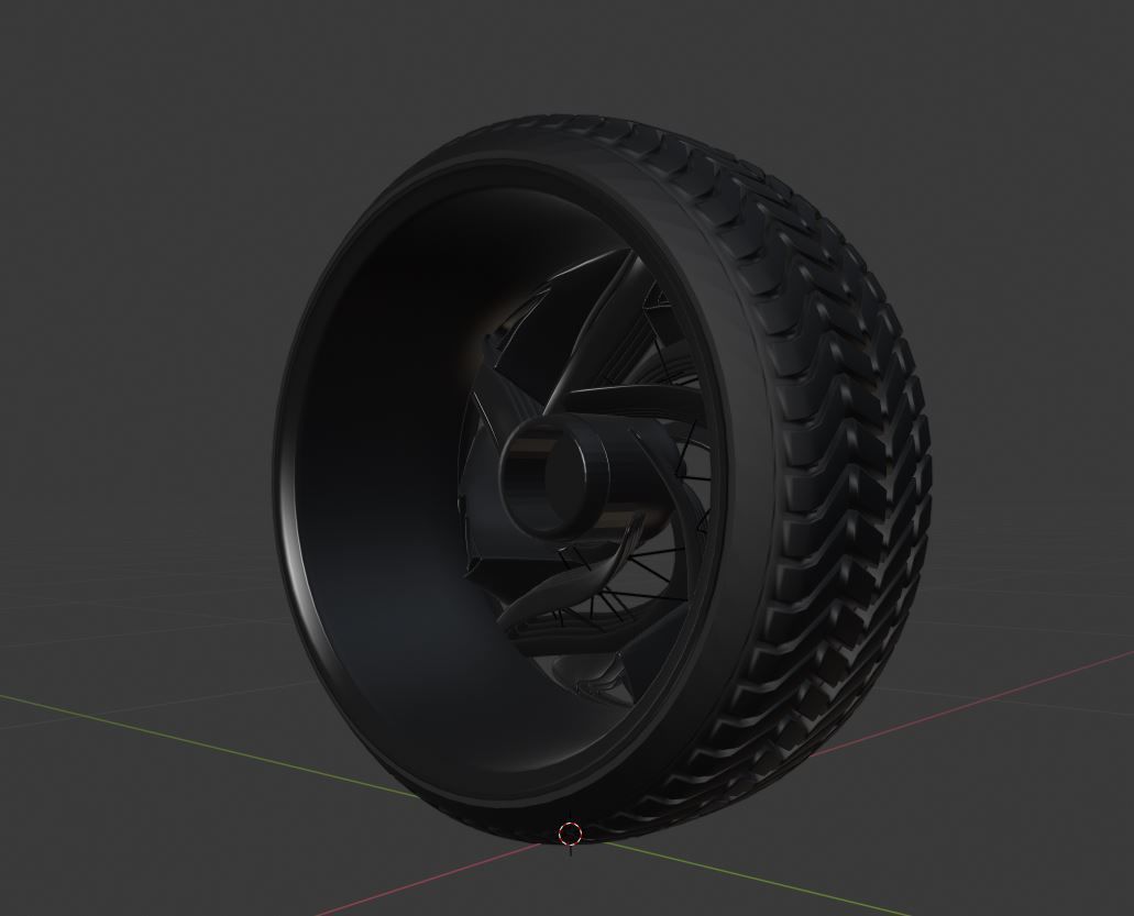 CFuturis wheel 3D model_8