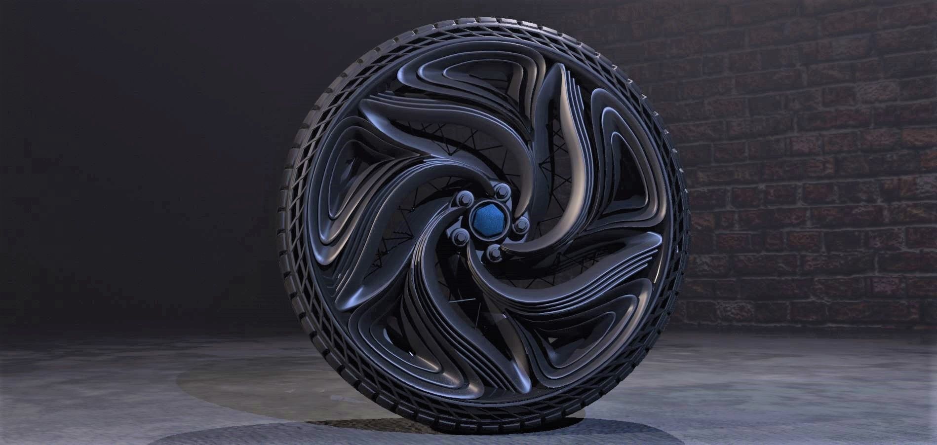 CFuturis wheel 3D model_1