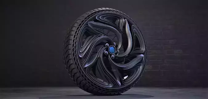 CFuturis wheel 3D model