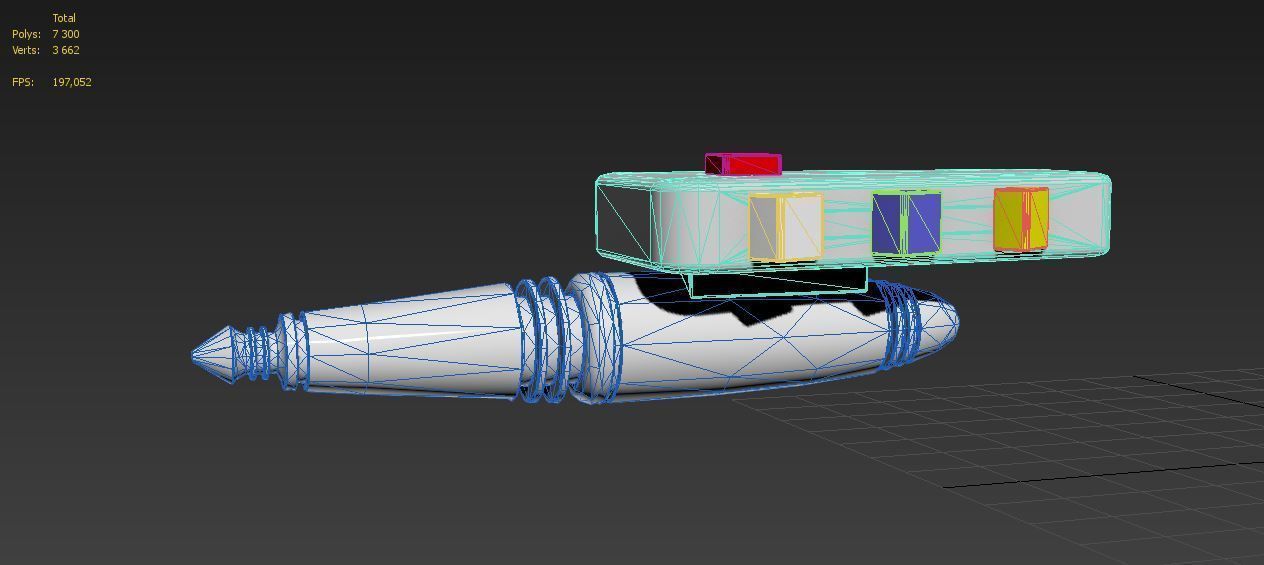 Star Trek The Original Series Scalosian Weapon 3D print model_10