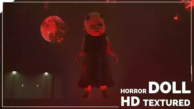 Horror Doll 3D model