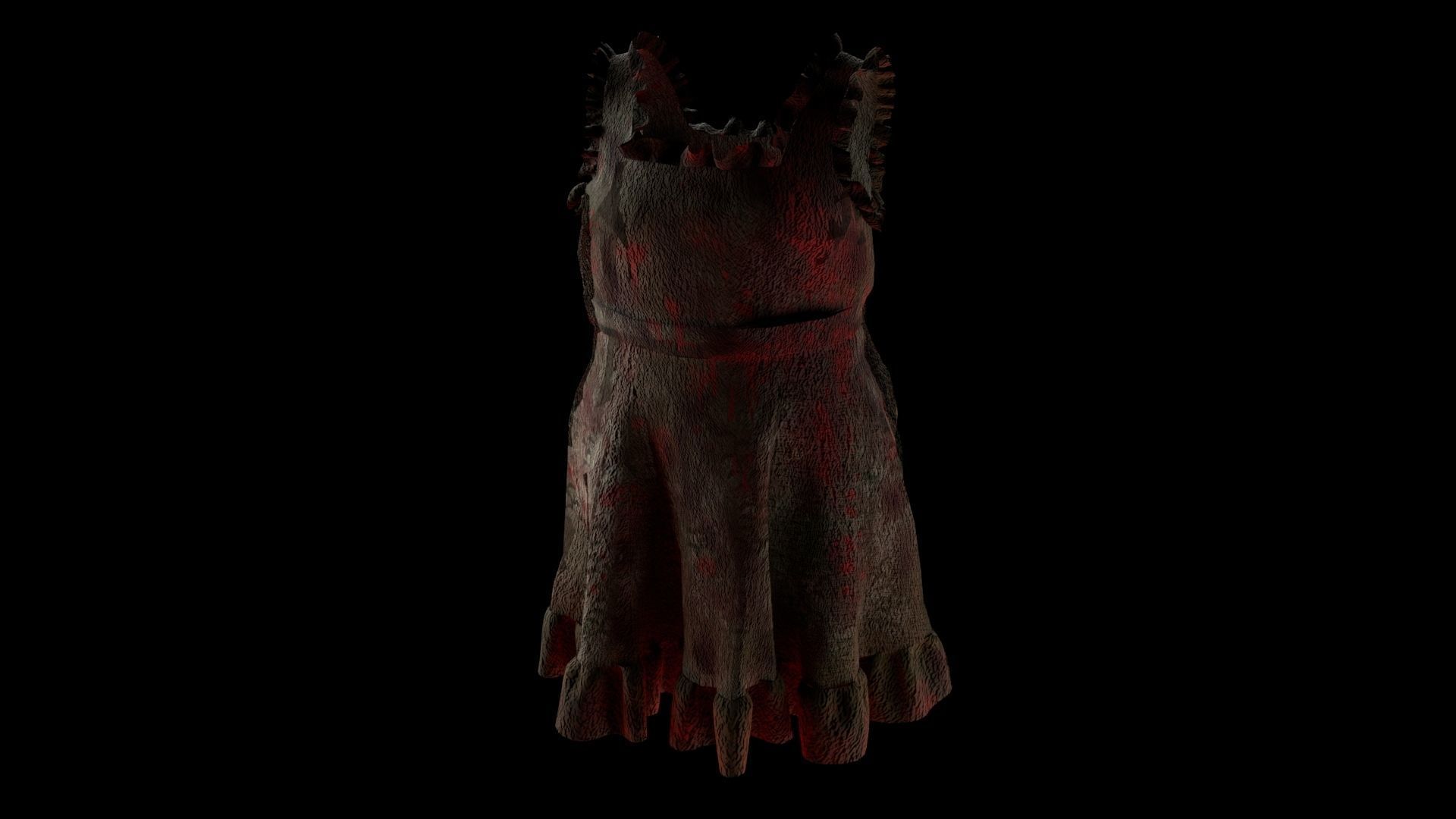 Horror Doll 3D model_7