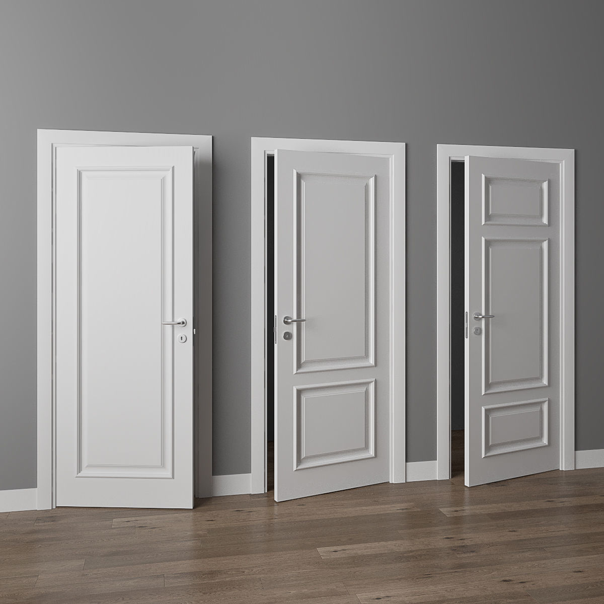 Doors Union porte Liberty 3D model_1