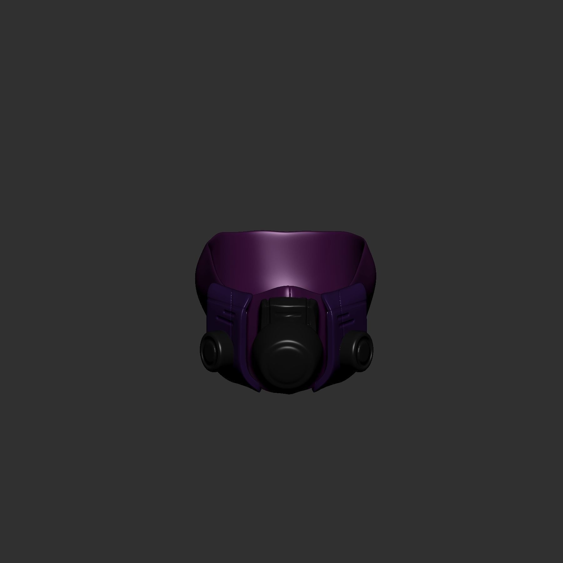 GAS MASK high poly sculpt 3d printable  3D model_1