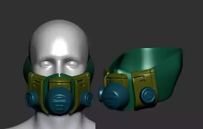 helmet high poly sculpt 3d printable  3D model helmet high poly sculpt 3d printable  3D model