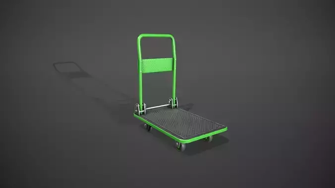 Folding Platform Truck Trolley - Green