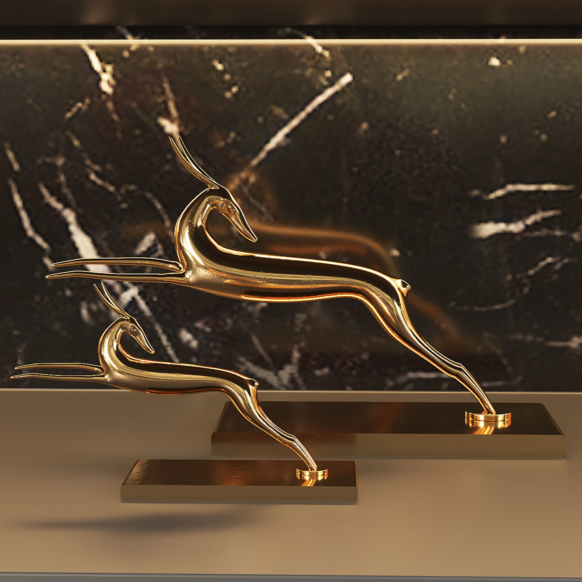 tv wall 21 3D model_1