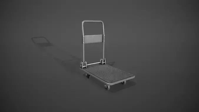 Folding Platform Truck Trolley - Grey