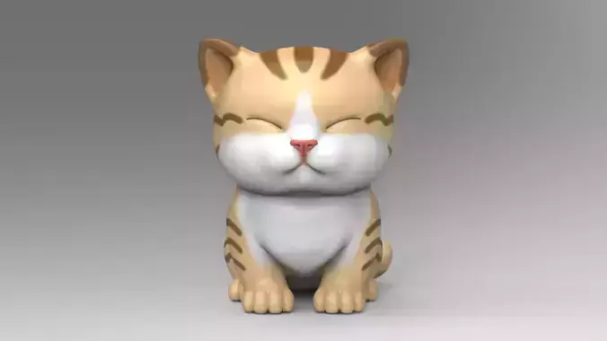 Cute Kitten V3 STL