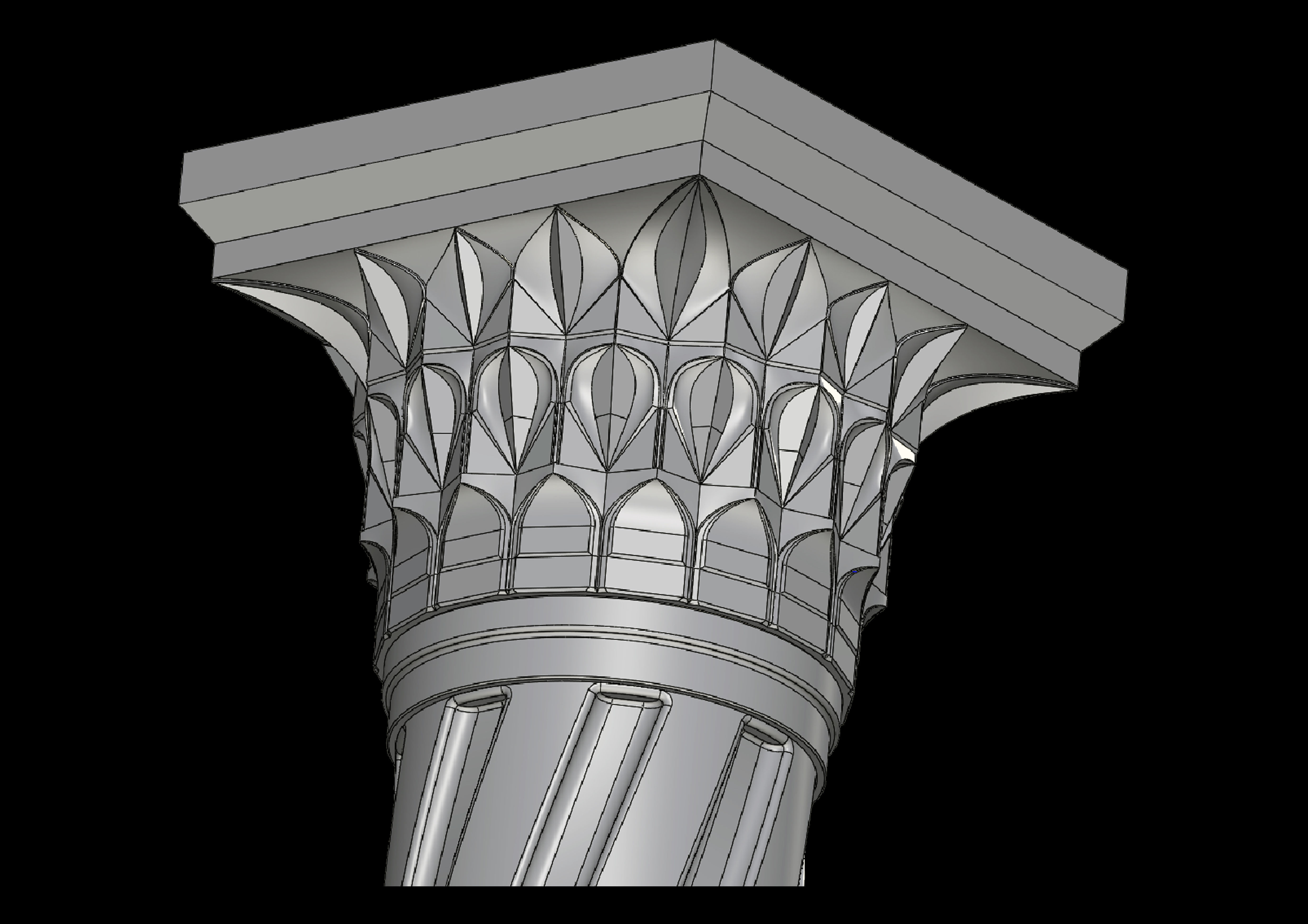 column model ion 3D model_2